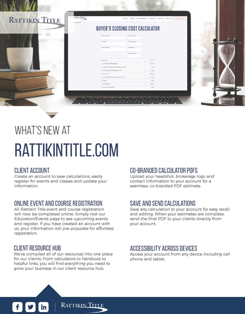 What's New at RattikinTitle.com