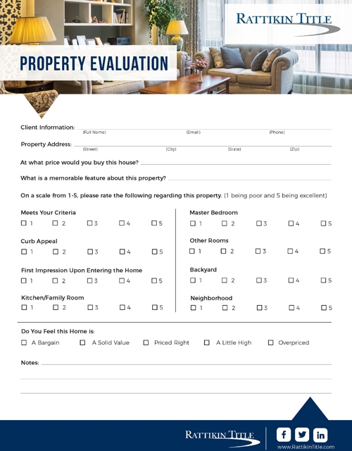 property evaluator sample report