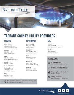 Tarrant Area Utilities